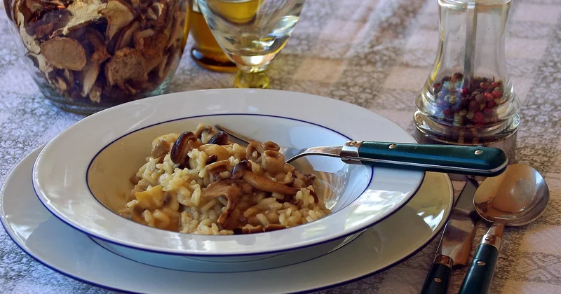 La recette : le risotto aux champignons sans viande